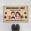 Paillasson Personnalisé - Bienvenue Chez - L’homme Et Les Chats -Cadeau Plus 4275DFR1 paillasson personnalise bienvenue chez l homme et les chats 4275d8i0d