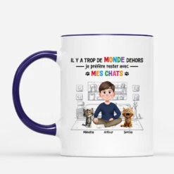 Mug Personnalisé - Mieux Avex Mes Chats -Cadeau Plus 4285MFR2 mug personnalise mieux avex mes chats 4285mkk0d