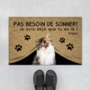 Paillasson Personnalisé Chat - Pas Besoin De Sonner 1 Paillasson Personnalisé Chat - Pas Besoin De Sonner -Cadeau Plus 4291DFR1 paillasson personnalise chat pas besoin de sonner 4291d8q3d