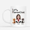 Mug Personnalisé Avec Chat - La Maman Chat - Design Cartoon -Cadeau Plus 4298MFR1 mug personnalise avec chat la maman chat design cartoon 4298m3k0d