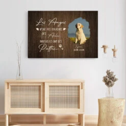 Toile Personnalisé Chien Avec Citation -Cadeau Plus 4315CFR3 toile personnalise chien avec citation 4315ctl5c 6c235a30 3ae0 41f0 8edd 8bc4b66abc11
