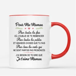 Mug Personnalisé Maman - Lettre D'Amour -Cadeau Plus 4331MFR3 mug personnalise maman lettre damour 4331m6l8a