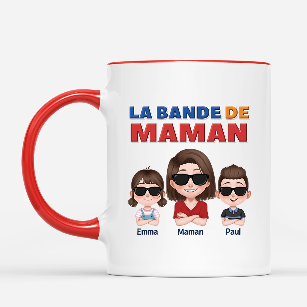 Mug Personnalisé - La Bande À Papa Cool - Design Cartoon Coloré 4 Mug Personnalisé - La Bande À Papa Cool - Design Cartoon Coloré – Image 2