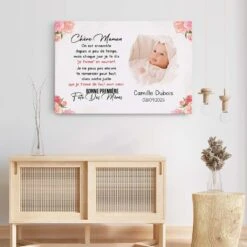 Toile Personnalisable Maman - Bonne Première Fête Des Mères - Photo 7 Toile Personnalisable Maman - Bonne Première Fête Des Mères - Photo -Cadeau Plus 4342CFR3 toile personnalisable maman bonne premiere fete des meres photo 4342c8t5a