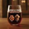 Verre À Vin Sans Pied Personnalisé - Avoue-Le - Cadeau Avec Chiens -Cadeau Plus 4351IFR1 verre a vin sans pied personnalise avoue le cadeau avec chiens 4351ikmc