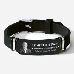Bracelet Personnalisé Pour Papa - Des Souvenirs Photos