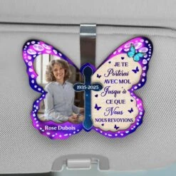 Clip Pare-soleil De Voiture Personnalisé - Jusqu'à Ce Que - Cadeau Commémoratif Photo