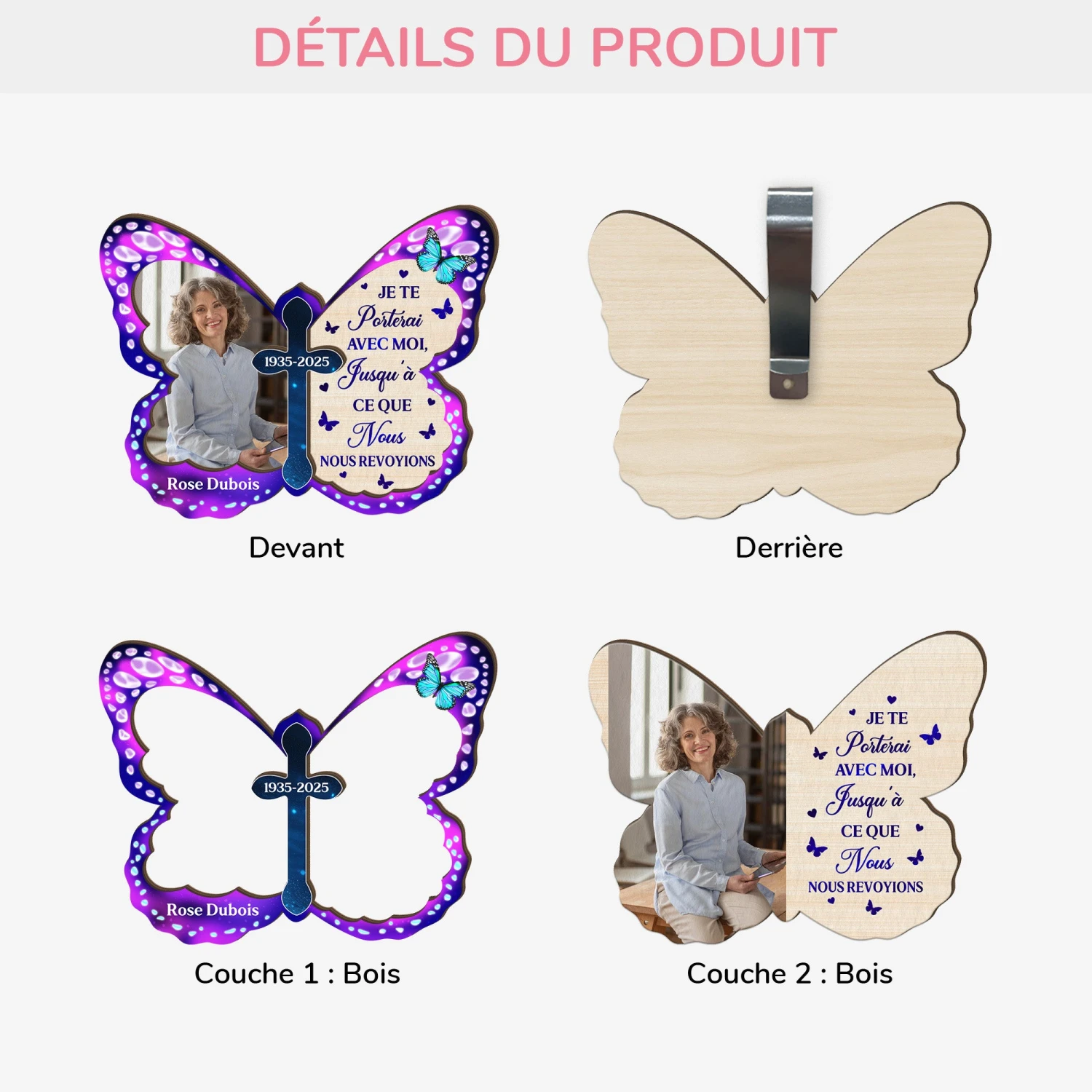 Clip Pare-soleil De Voiture Personnalisé - Jusqu'à Ce Que - Cadeau Commémoratif Photo 4 Clip Pare-soleil De Voiture Personnalisé - Jusqu'à Ce Que - Cadeau Commémoratif Photo – Image 2