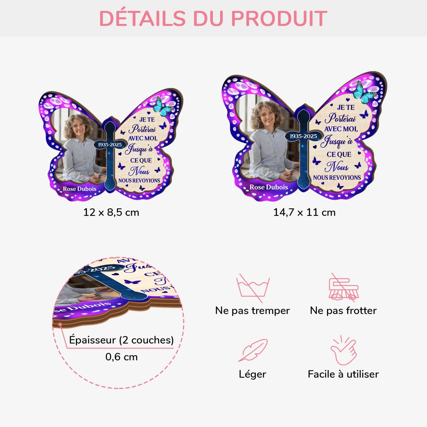 Clip Pare-soleil De Voiture Personnalisé - Jusqu'à Ce Que - Cadeau Commémoratif Photo 5 Clip Pare-soleil De Voiture Personnalisé - Jusqu'à Ce Que - Cadeau Commémoratif Photo – Image 3