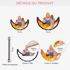 Attrape-soleil Vitrail Personnalisé - Maman Et Ses Enfants -Cadeau Plus 4387UFR3 attrape soleil vitrail personnalise maman et ses enfants 4387u5t5a 7941ef7e b259 436d ae8d f0051404ec6b