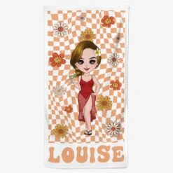 Serviette De Plage Personnalisé - Femme Été