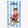 Serviette De Plage Personnalisée Homme En Vacances -Cadeau Plus 4444BFR1 serviette de plage personnalisee homme en vacances 4444b5mmb