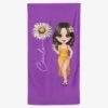 Serviette De Plage Personnalisée - Femme En Bikini -Cadeau Plus 4450BFR1 serviette de plage personnalisee femme en bikini 4450b8kta