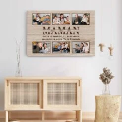 Toile Personnalisée Photo Maman Tu Es Le Monde 7 Toile Personnalisée Photo Maman Tu Es Le Monde -Cadeau Plus 4457CFR3 toile personnalisee photo maman tu est le monde 4457ckt5a