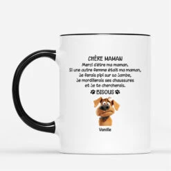 Mug Personnalisé - Si Une Autre Femme Était Mon Papa Chien -Cadeau Plus 4468MFR2 mug personnalise si une autre femme etait ma maman chien 4468m8k5c 74cbbaab 52aa 4661 99c3 fe6af232ec21