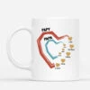 Mug Personnalisé - Papa Papy - Cœur Et Mains -Cadeau Plus 4492MFR1 mug personnalise papa papy coeur et mains 4492m