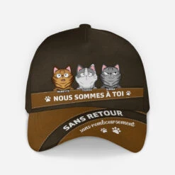Casquette Personnalisée Avec Chat - Aucun Retour Ni Remboursement