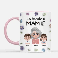 [Effet D'Impression 3D] Mug Personnalisé - La Bande À Maman Cool - Fleur Pastel -Cadeau Plus 4499MFR2 effet dimpression 3d mug personnalise la bande a maman cool fleur pastel 4499mkh5a