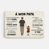 Toile Personnalisée - À Mon Papa Soldat Vétéran -Cadeau Plus 4515CFR1 toile personnalisee a mon papa soldat veteran 4515c6qnb