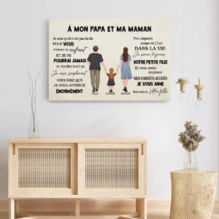 Toile Personnalisée - À Mon Papa Soldat Vétéran -Cadeau Plus 4515CFR3 toile personnalisee a mon papa soldat veteran 4515c6qnb