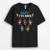 T-shirt Personnalisé Papa - T’es Rock -Cadeau Plus 4534AFR1 t shirt personnalise papa t es rock 4534atqmb