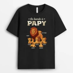 T-shirt La Bande À Papy - Lions Design Cartoon