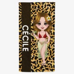 Serviette De Plage Personnalisé Femme Sexy