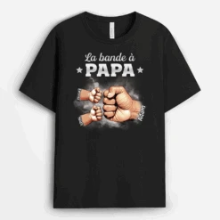 T-shirt Personnalisé La Bande À Papa - Tonnerre Avec Poings