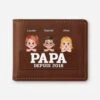Portefeuille En Cuir Personnalisé Papa Depuis -Cadeau Plus 4642JFR1 portefeuille en cuir personnalise papa depuis 4642jtmnb