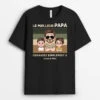 T-shirt Personnalisé - Meilleur Papa Militaire - Design Cartoon -Cadeau Plus 4644AFR1 t shirt personnalise meilleur papa militaire design cartoon 4644a5t0b