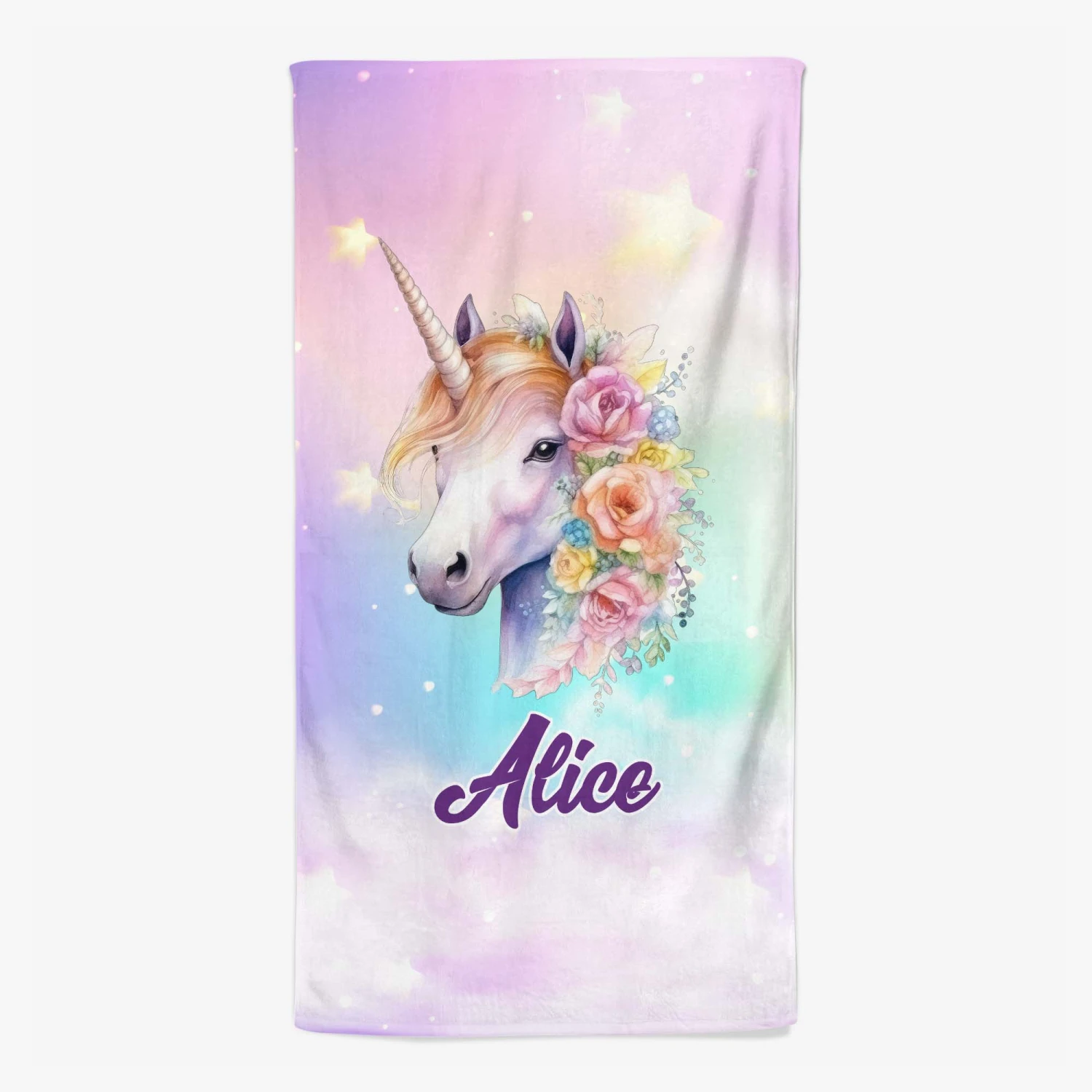 Serviette De Plage Personnalisée Licorne 3 Serviette De Plage Personnalisée Licorne