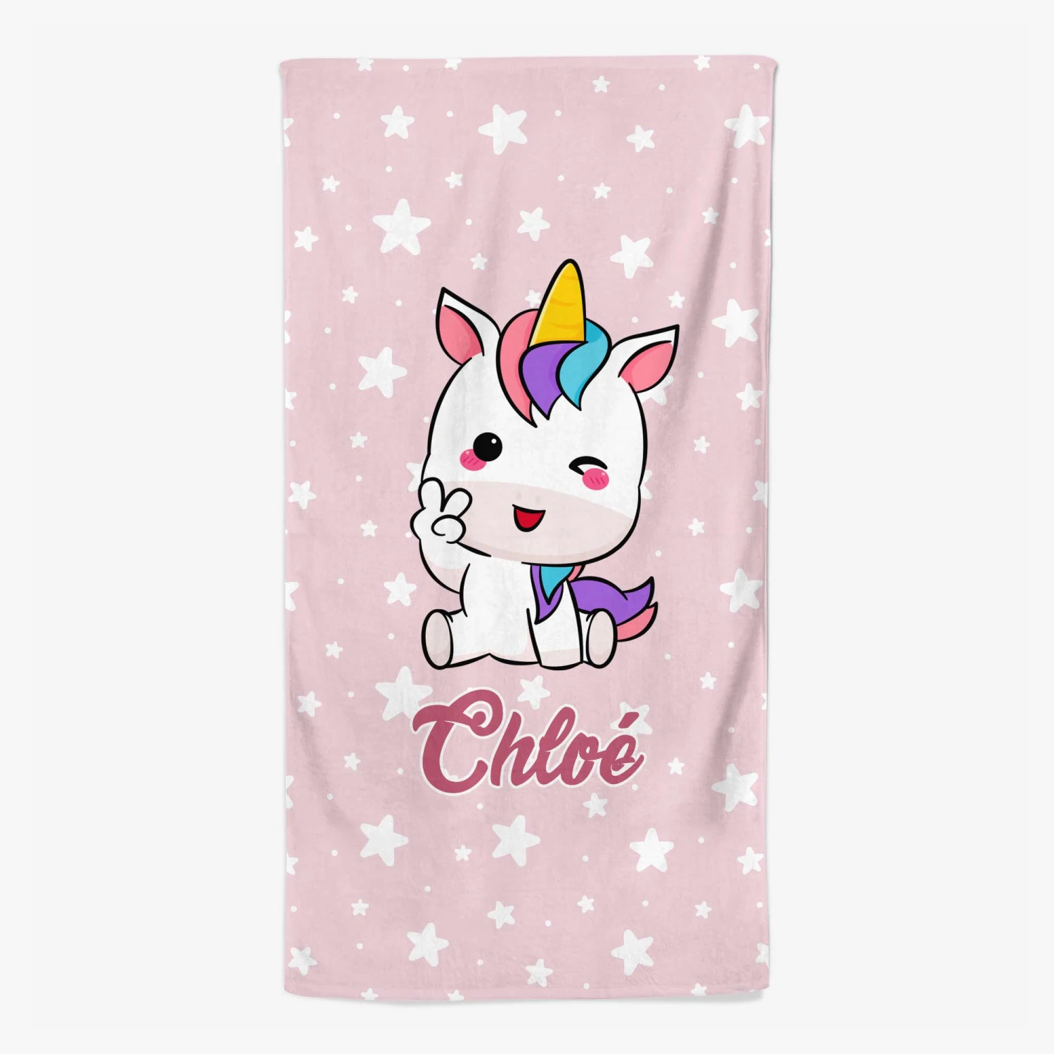 Serviette De Plage Personnalisée Licorne 4 Serviette De Plage Personnalisée Licorne – Image 2