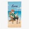 Serviette De Plage Personnalisée - Homme Relaxant - Visage -Cadeau Plus 4663BFR1 serviette de plage personnalisee homme relaxant visage 4663b3k5b