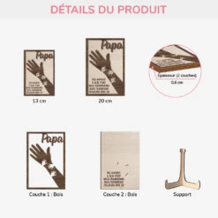 Plaque En Bois Personnalisée - Toujours Vers Toi - Avec Mains -Cadeau Plus 4681QFR3 plaque en bois personnalisee toujours vers toi avec mains 4681qt4na d6cbd435 34cd 4012 88d0 83c800eebea4