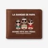 Portefeuille Cuir Personnalisé Homme - La Banque De Papa -Cadeau Plus 4779JFR1 portefeuille cuir personnalise homme la banque de papa 4779j8t0b