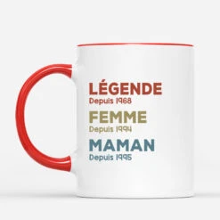 Mug Personnalisé - Légende Mari Papa Papy - Dessin Crayon -Cadeau Plus 4784MFR2 mug personnalise legende mari papa papy dessin crayon 4784m8m0b