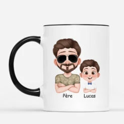 Mug Personnalisé - Telle Père Telle Fille - Papa Soldat Avec Poings 6 Mug Personnalisé - Telle Père Telle Fille - Papa Soldat Avec Poings -Cadeau Plus 4805MFR2 mug personnalise telle pere telle fille papa soldat avec poings 4805m8t0b