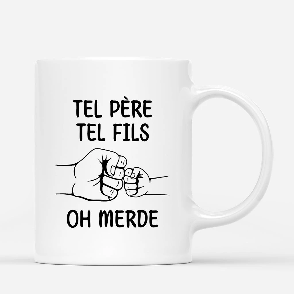 Mug Personnalisé - Telle Père Telle Fille - Papa Soldat Avec Poings 5 Mug Personnalisé - Telle Père Telle Fille - Papa Soldat Avec Poings – Image 3