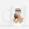Mug Personnalisé Meilleur Papa Lion -Cadeau Plus 4829MFR1 mug personnalise meilleur papa lion 4829m5l8b