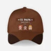 Casquette Personnalisée - Ce Papa Appartient À - Design Mignon -Cadeau Plus 4889JFR1 casquette personnalisee ce papa appartient a design mignon 4889jtmnb