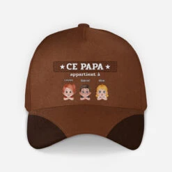 Casquette Personnalisée - Ce Papa Appartient À - Design Mignon