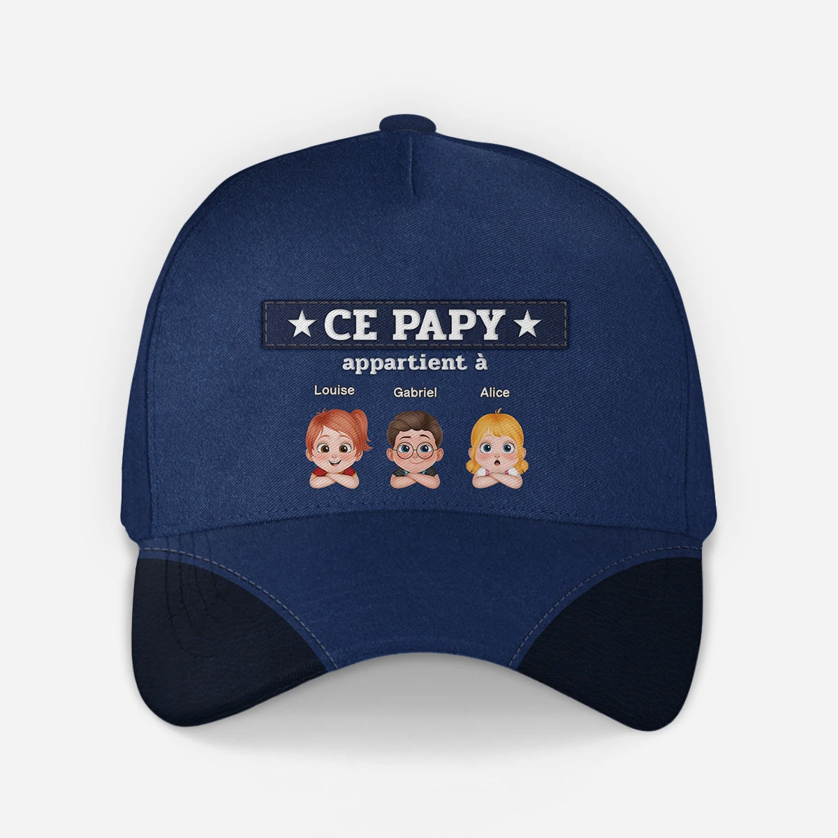 Casquette Personnalisée - Ce Papa Appartient À - Design Mignon 4 Casquette Personnalisée - Ce Papa Appartient À - Design Mignon – Image 2