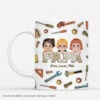[Effet D'Impression 3D] Mug Personnalisé - Papa Ouvrier - Version Carte -Cadeau Plus 4926MFR1 effet dimpression 3d mug personnalise papa ouvrier version carte 4926m3t0b