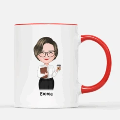 Mug Personnalisée Maîtresse - Il Faut Un Grand Cœur -Cadeau Plus 4975MFR3 Mug Personnalisee Maitresse Il Faut Un Grand Coeur