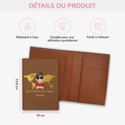 Porte Passeport Personnalisé Homme - Les Aventures De Voyage -Cadeau Plus 4987OFR3 porte passeport personnalise homme les aventures de voyage 4987okmtb