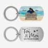 Porte Clé Aluminium Personnalisé Pour Couple - Toi Et Moi 2 Porte Clé Aluminium Personnalisé Pour Couple - Toi Et Moi -Cadeau Plus 4990JFR1 porte cle aluminium personnalise pour couple toi et moi 4990j34tg