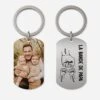 Porte Clé Aluminium Personnalisé Photo - La Bande À Papa - Avec Poings