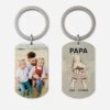Porte Clé Aluminium Personnalisé Papa Avec Photo - Design Carte Et Poings -Cadeau Plus 4998JFR1 porte cle aluminium personnalise papa avec photo design carte et poings 4998j3qab