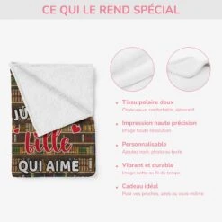 Plaid Personnalisé Pour Femme - Juste Une Fille Qui Aime Les Livres 9 Plaid Personnalisé Pour Femme - Juste Une Fille Qui Aime Les Livres -Cadeau Plus 5002BFR4 plaid personnalise pour femme juste une fille qui aime les livres 5002b