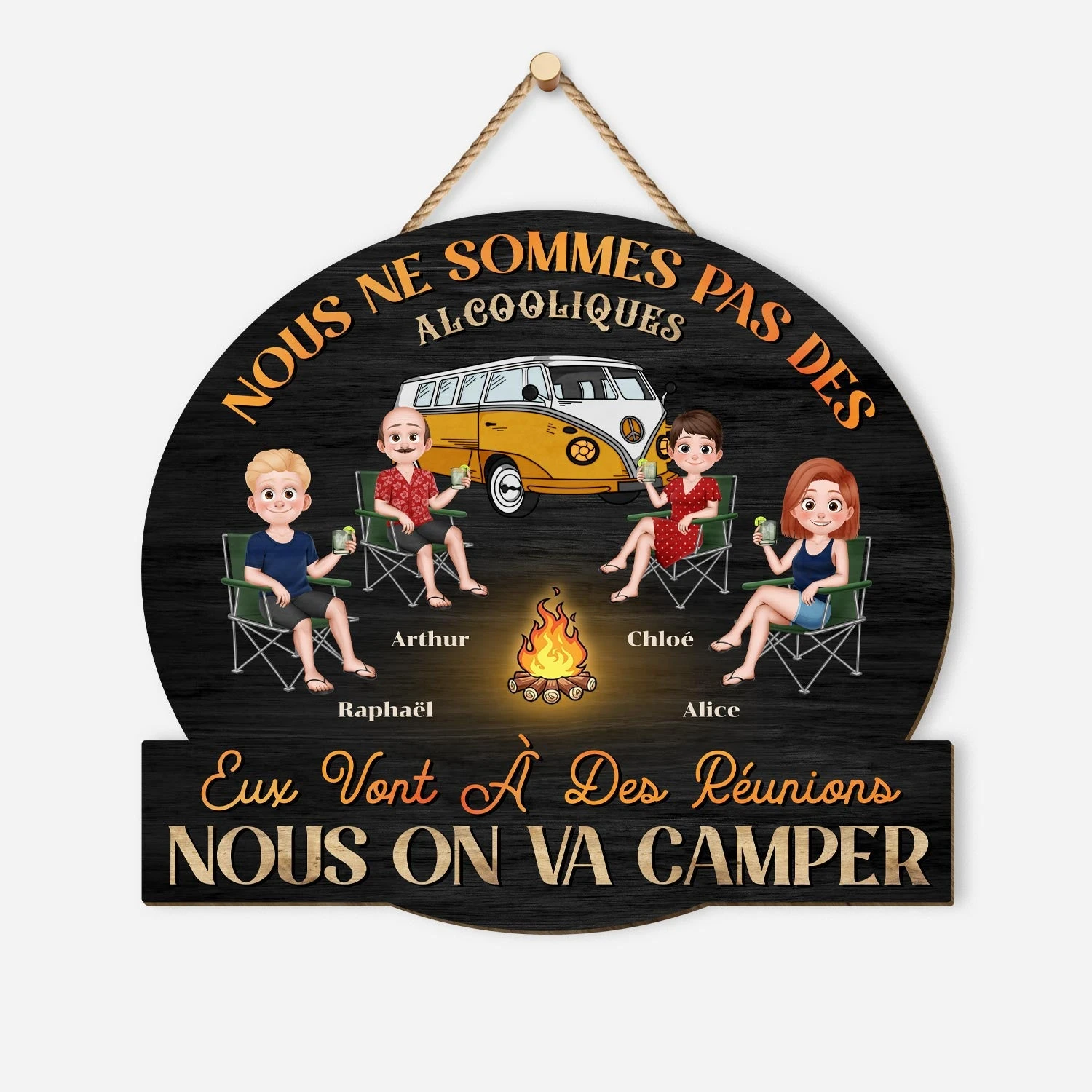 Plaque En Bois Personnalisée À Suspendre - Le Coin Des Amis 3 Plaque En Bois Personnalisée À Suspendre - Le Coin Des Amis